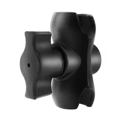 Brazo de doble rótula de 55 mm para GoPro y móvil en moto