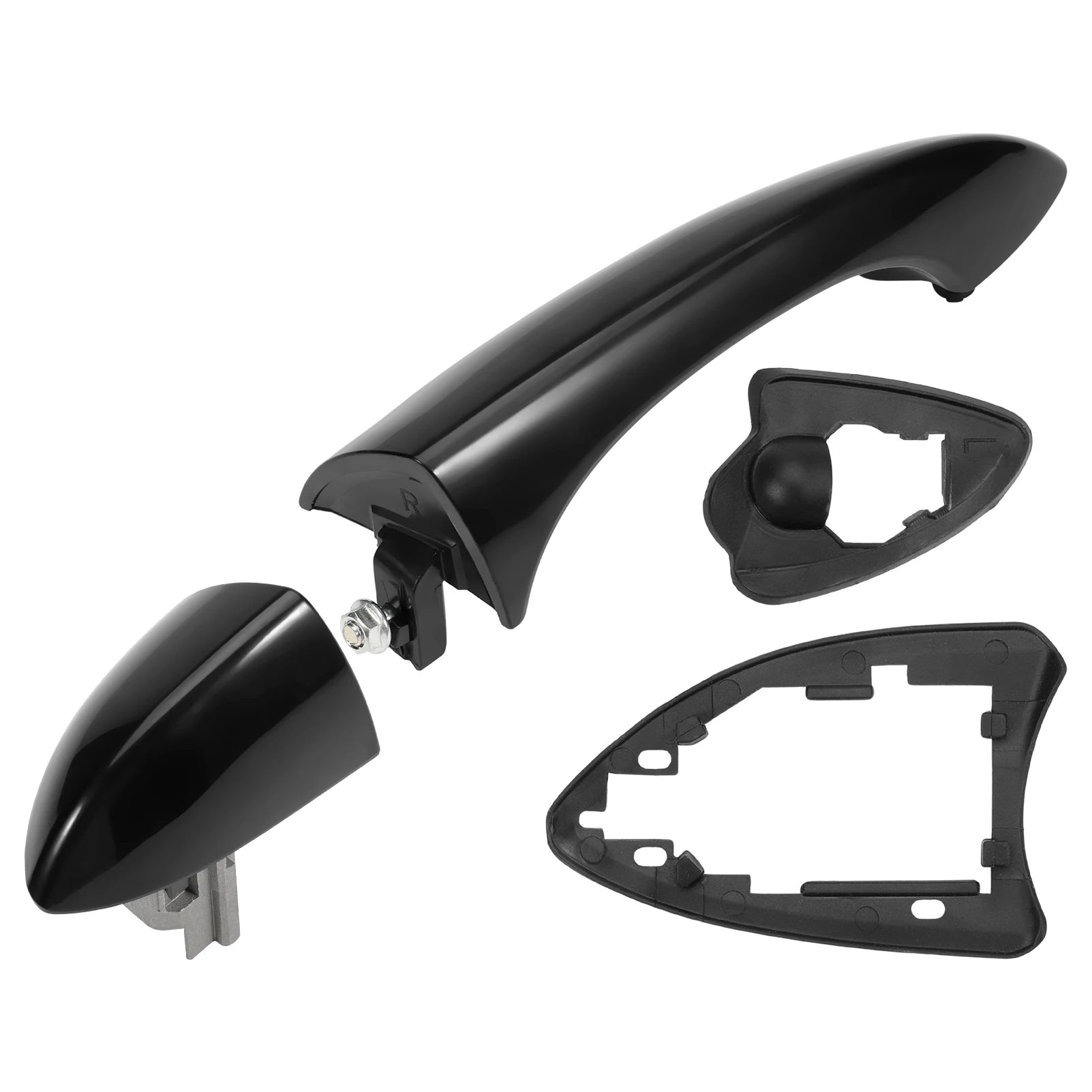 Manija de puerta adecuada para X5 E53 1999-2006, lado exterior derecho del pasajero reemplaza 512182