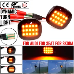Luz LED intermitente dinámica - indicador lateral para Skoda y Audi