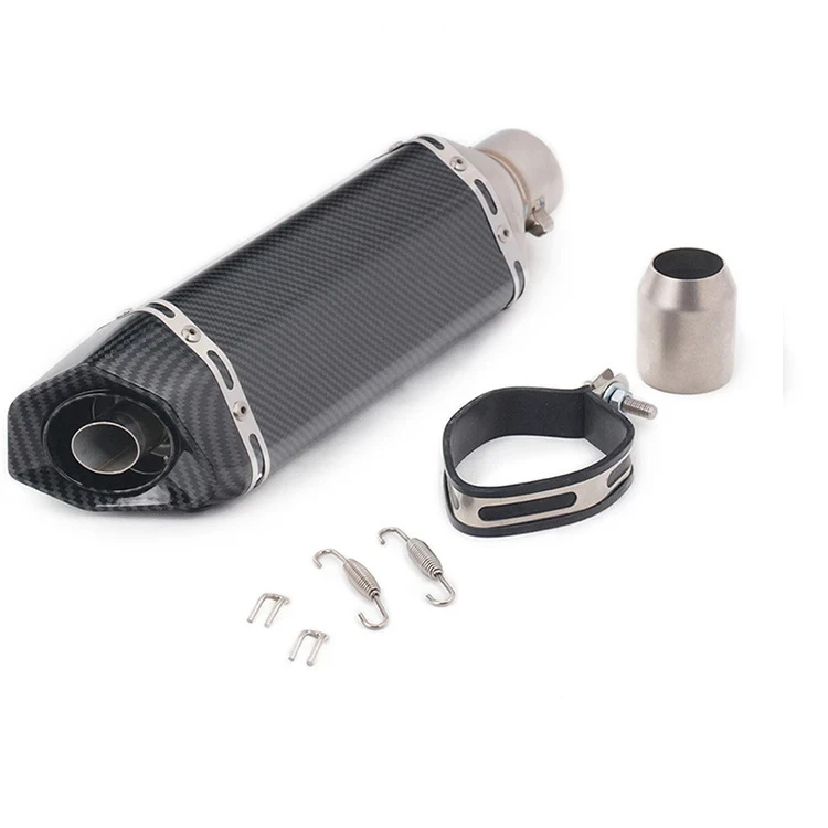 Silenciador slip-on de escape de 51 mm para moto con dB-killer - imagen 4