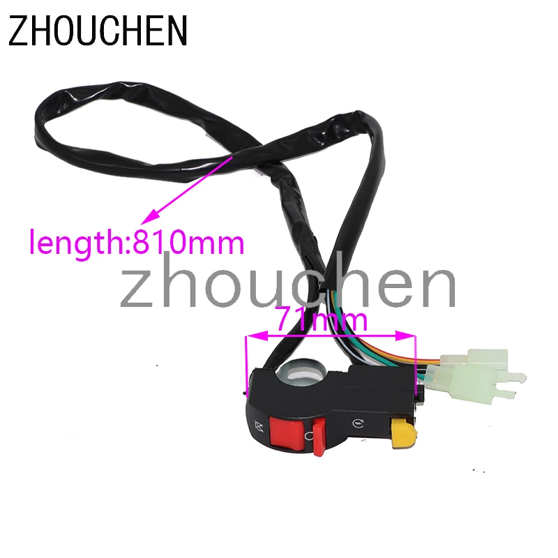 Interruptor de arranque y luces para moto, quad y scooter - imagen 2