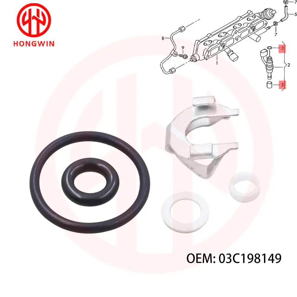 03C906036M sello inyector combustible Seat León Ibiza 1.4 TSI