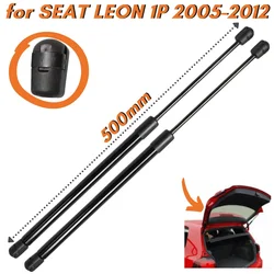 Puntales de maletero para Seat Leon 1P MK2 Hatchback 2005-2012 500mm 1P0827550, soporte de elevación de maletero, amortiguadores, cantidad (2)