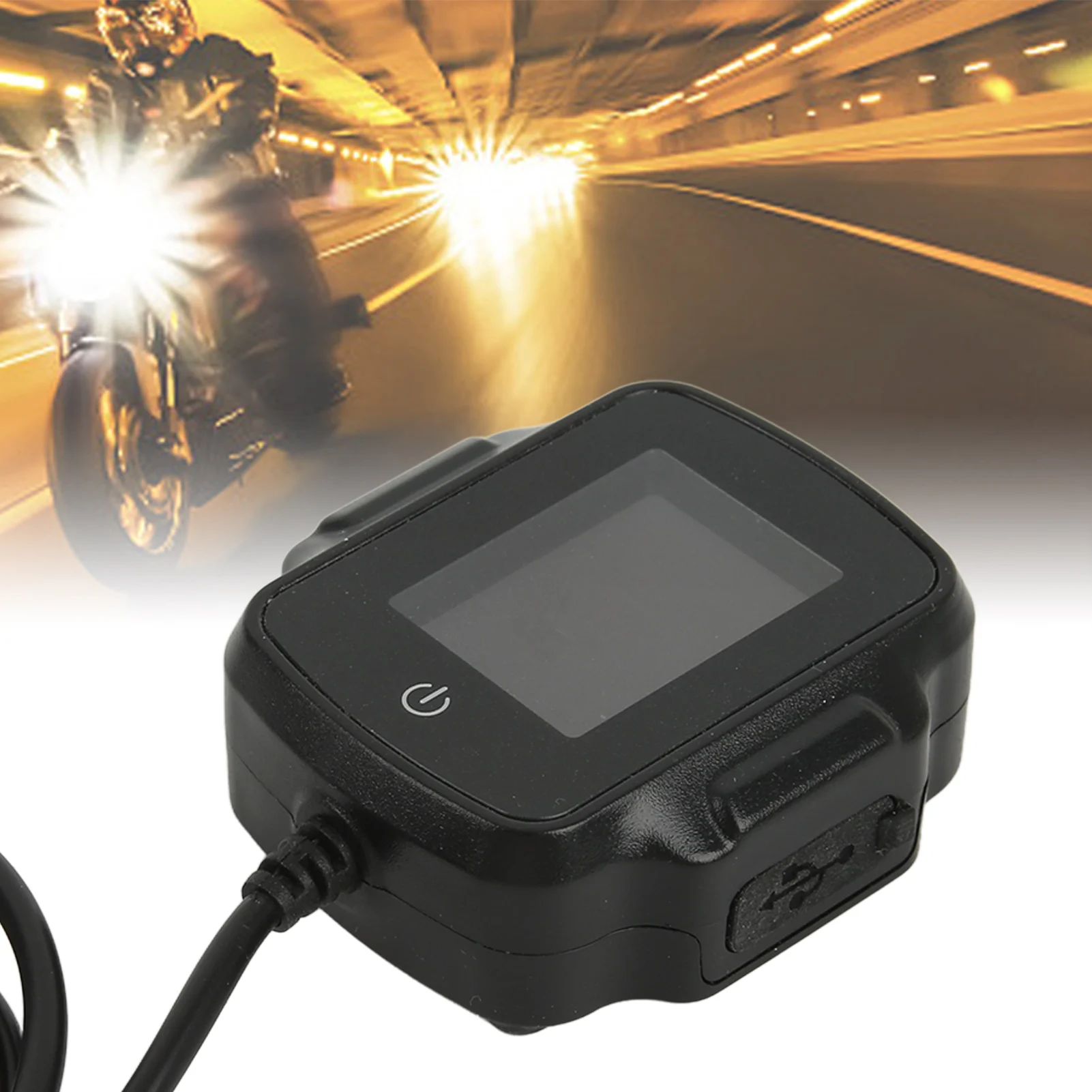 TPMS para moto con carga rápida USB QC3.0 y monitor 12V - imagen 3