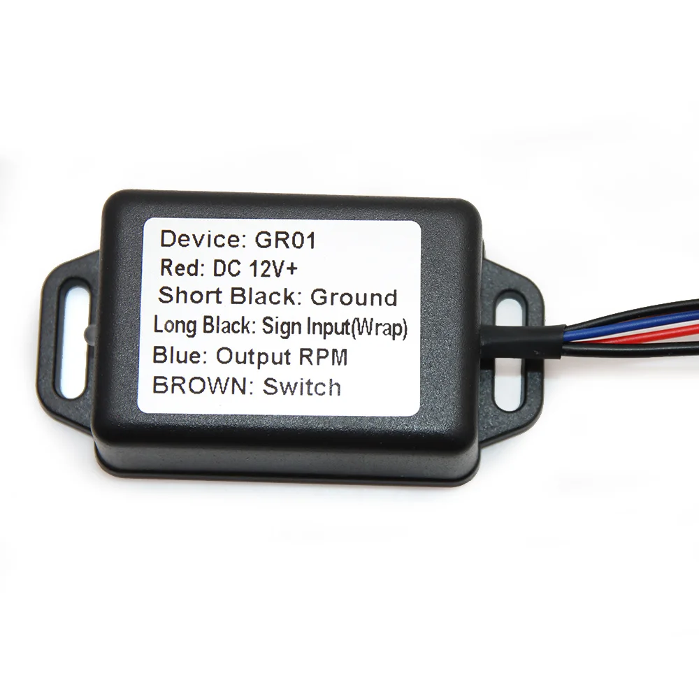Sensor de tacómetro de motor con cableado de conexión
