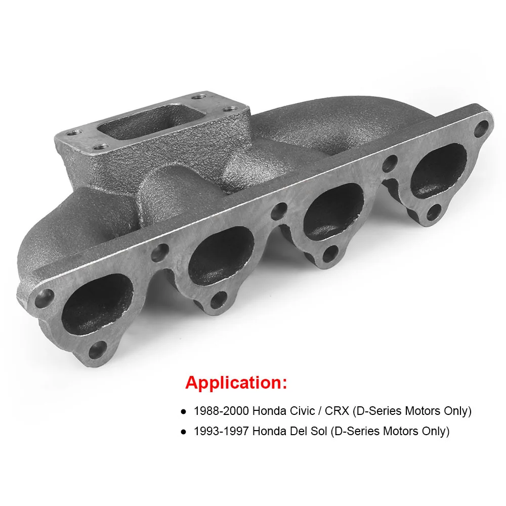 Colector de escape turbo de hierro fundido para Honda Civic D15/D16 - imagen 4