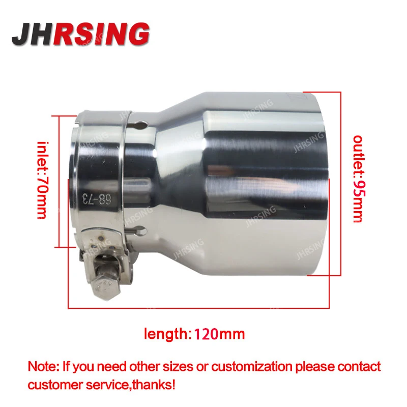 4 piezas de puntas de escape de acero inoxidable aptas para BMW F87 M2 F80 M3 F82 F83 M4 punta de silenciador directo modificación de piezas de tubería de extremo automático - imagen 3