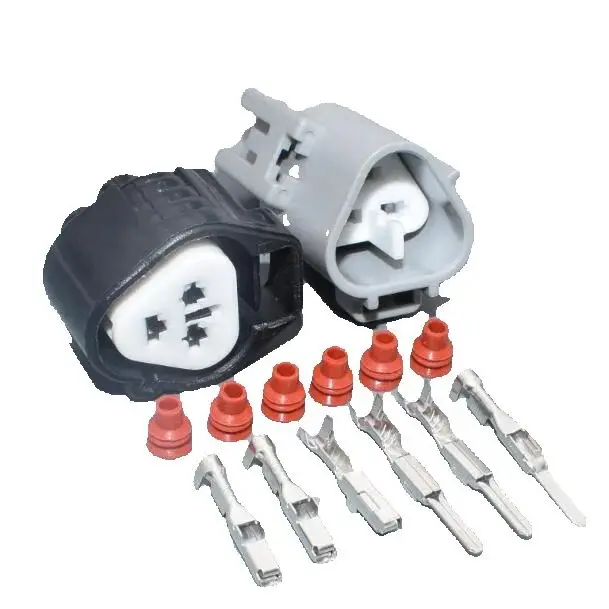 Conector bobina encendido 3 pines 2.2mm – Toyota Camry Honda Civic Fit - imagen 4