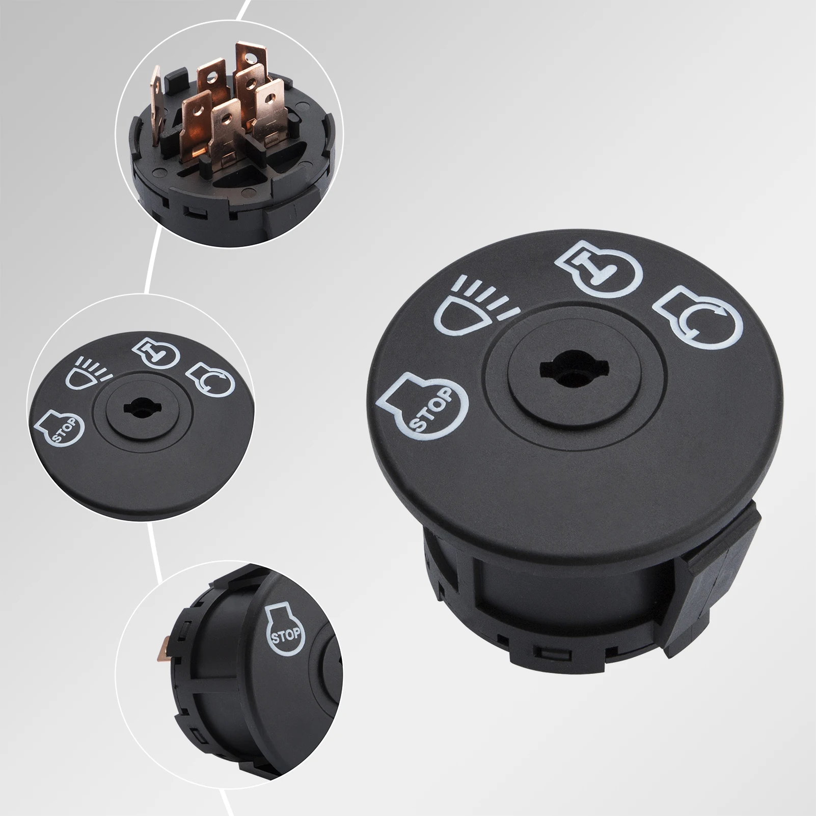 ZEAL 193350 Interruptor de arranque para Husqvarna, Poulan y Craftsman - imagen 2