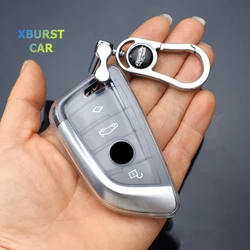Funda TPU transparente para llave BMW - compatible con F20, G20 y G30