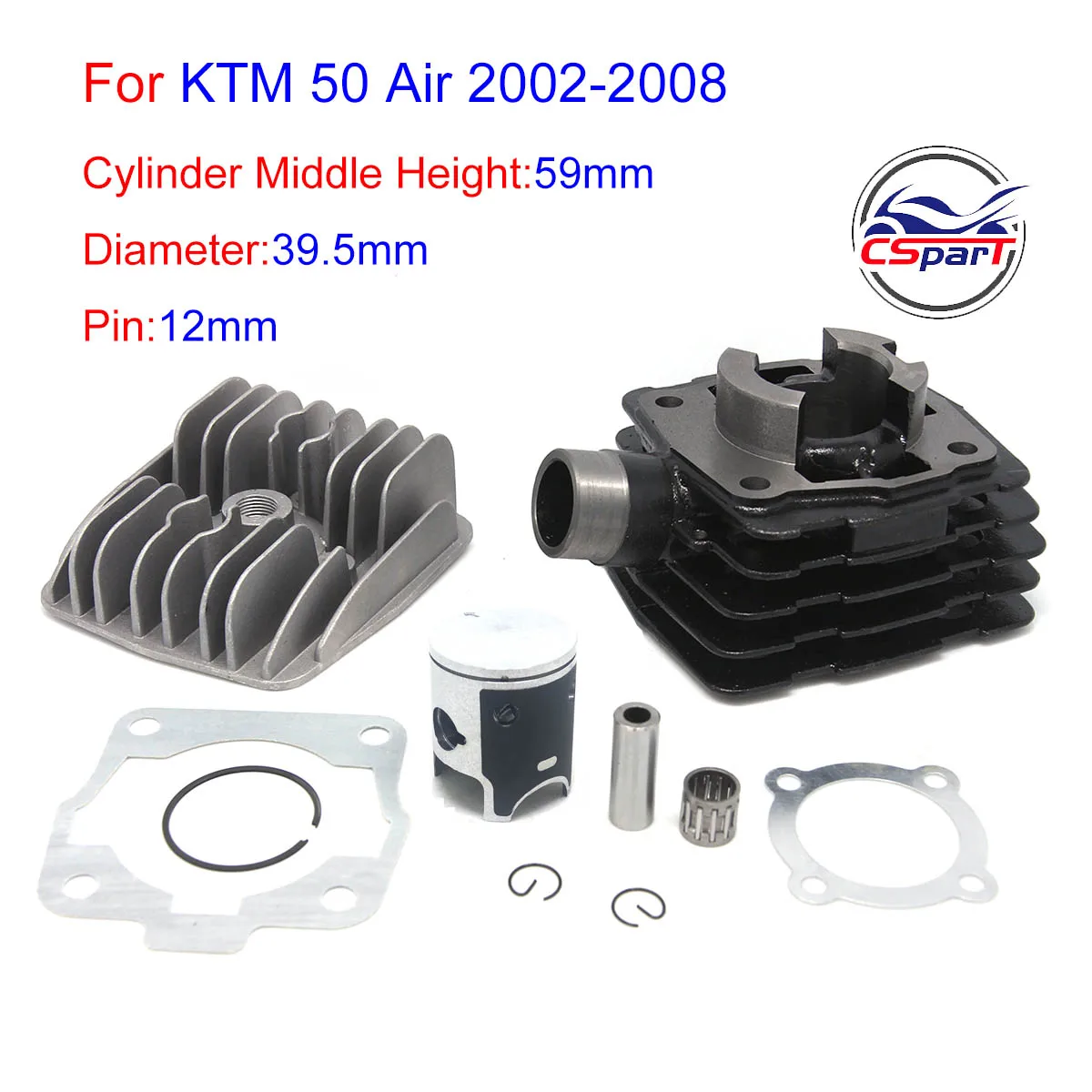 Kit juntas pistón 39,5mm para KTM SX 50 (2002-2008) - imagen 4