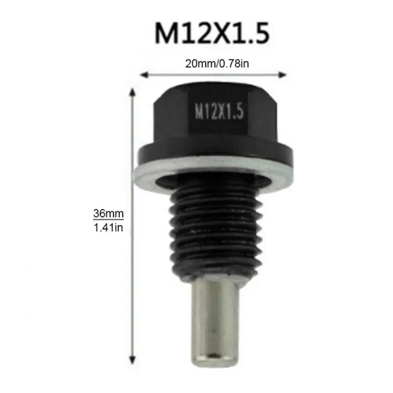 Tapón de drenaje magnético M12x1.25 para Toyota, Nissan e Infiniti - imagen 2