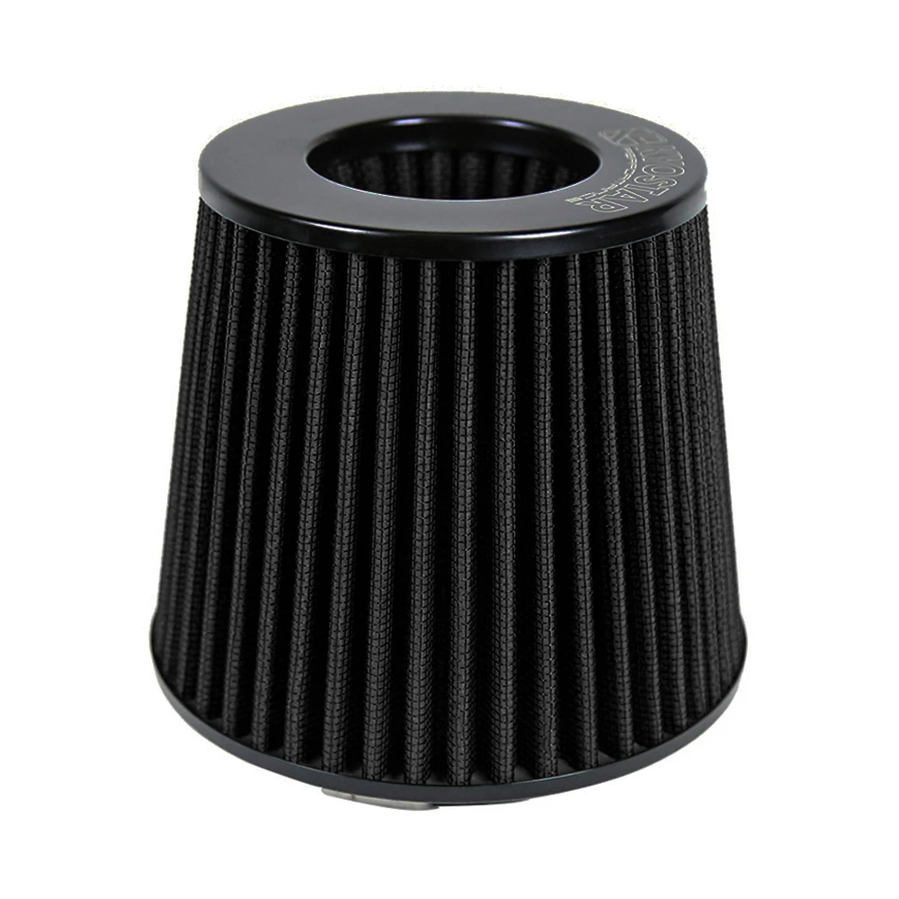Filtro de aire cónico universal seco de 76/89 mm, negro y rojo - imagen 2