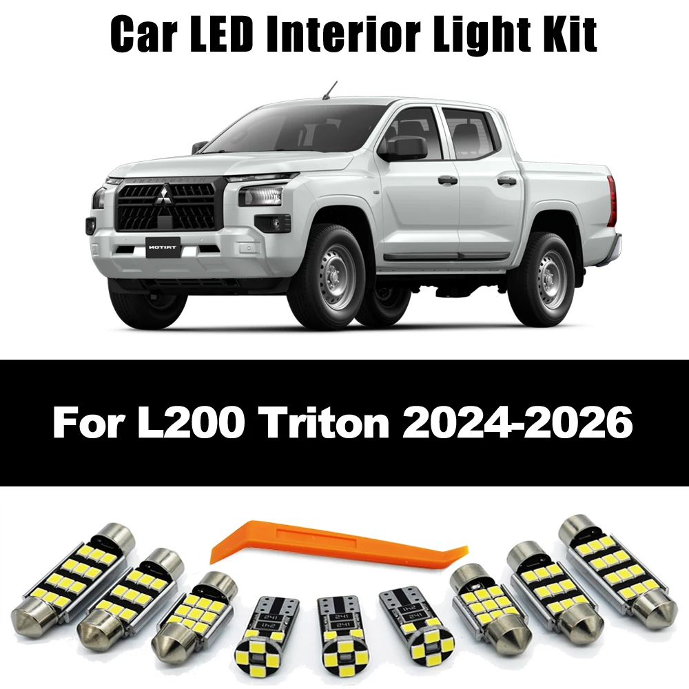ZITWO Bombillas LED luz interior plafón para Mitsubishi L200 Triton
