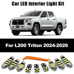 ZITWO Bombillas LED luz interior plafón para Mitsubishi L200 Triton