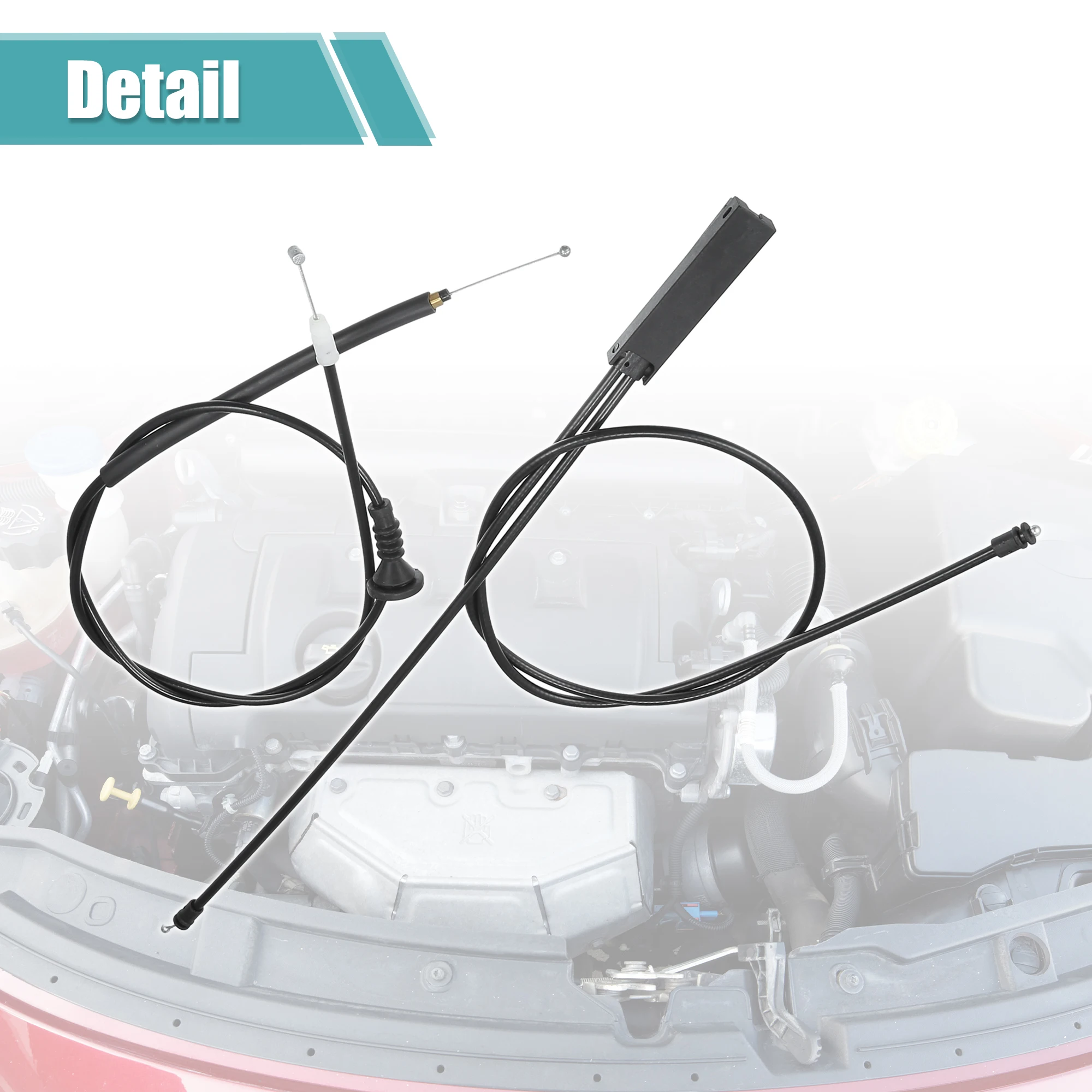 Cables apertura capó UXCELL - Mini Cooper 07-15 OE 51232751378 - imagen 4