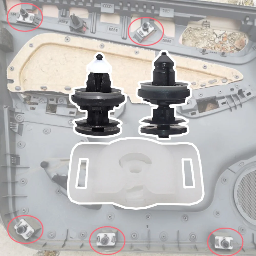 Clips fijación panel puerta 1257374/1257376 Ford Focus MK2 C-Max Kuga