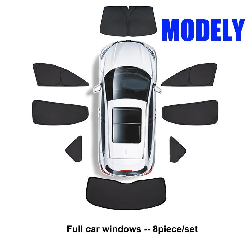Visera solar privacidad Tesla Model Y Juniper - parasol ventanas