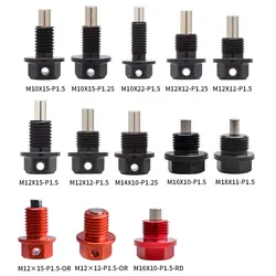 Tapón de cárter magnético M8-M18 para motor – drenaje de aceite