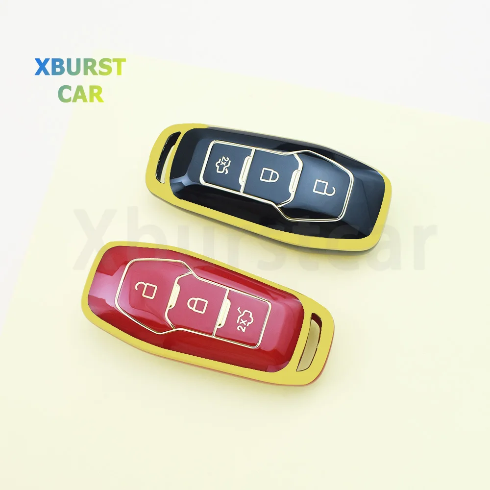 Funda TPU para llave remota Ford - Mustang/Explorer/Edge/Fusion/Mondeo