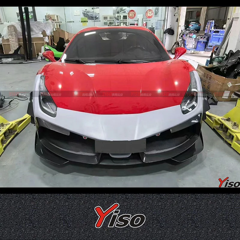 Kit de carrocería en fibra de carbono seca para Ferrari 488 EVO - imagen 3