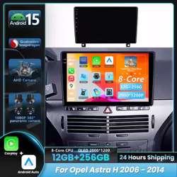 Radio 2DIN Android 15 con CarPlay y GPS Opel Astra H 2006-2014