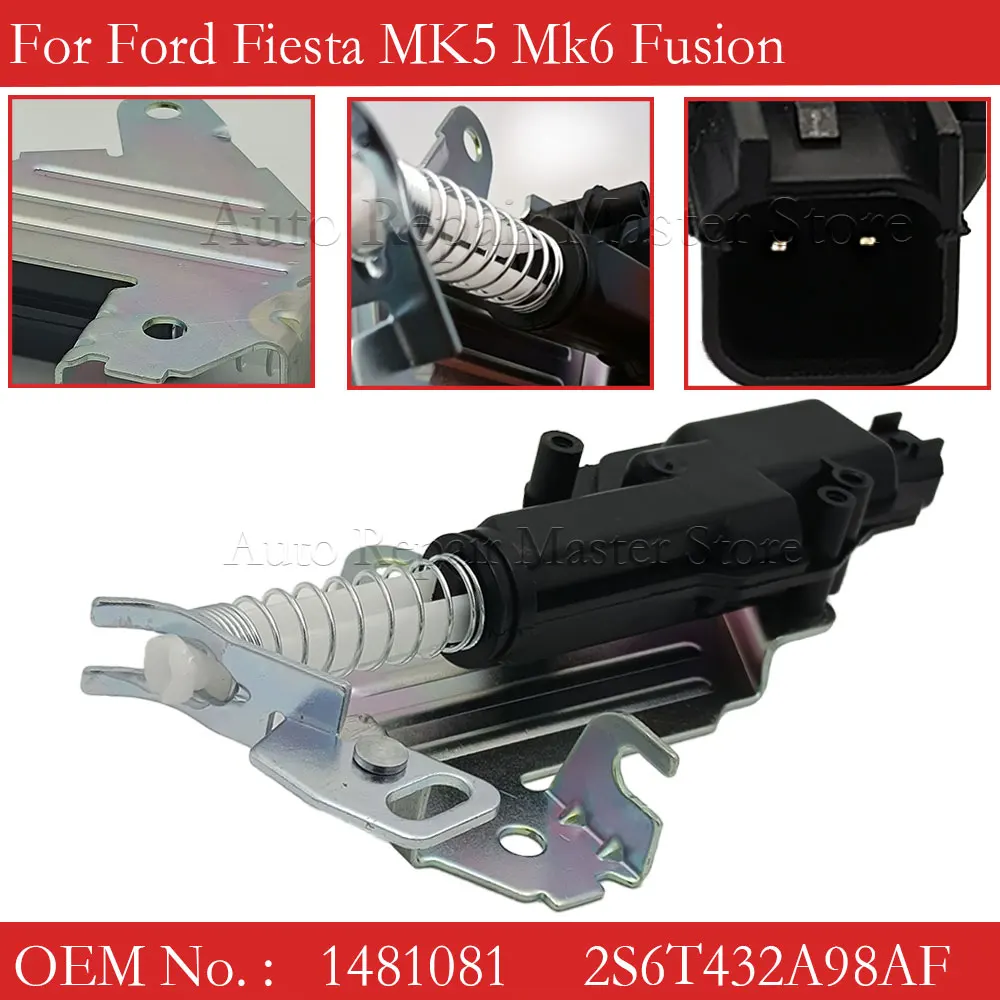 Solenoide actuador cierre maletero Ford Fiesta/Fusion Mk5 Mk6 – 2S6T-432A98AF