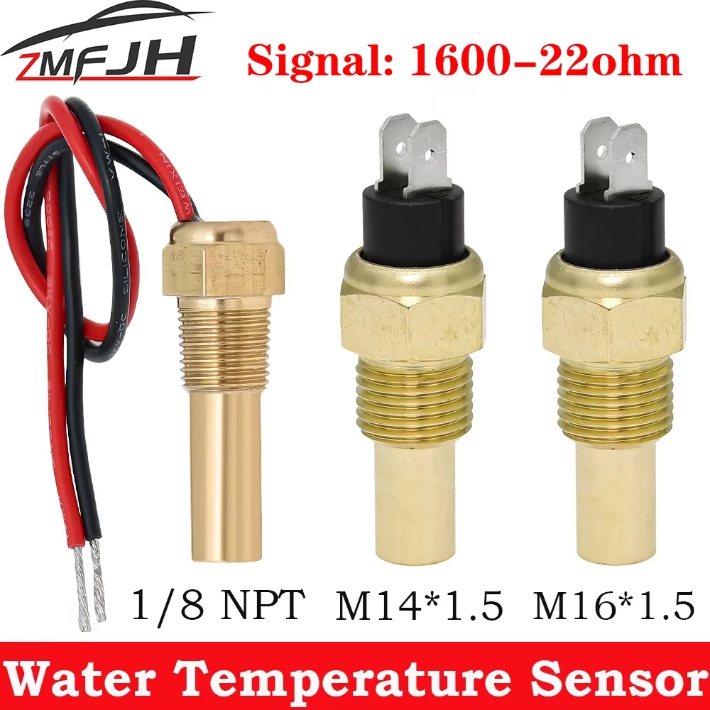Sensor de temperatura del agua universal 12/24 V para coche y camión