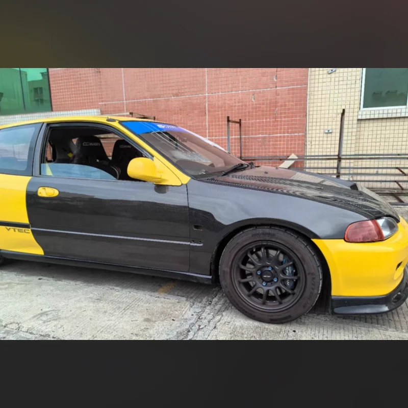 Puertas de fibra de carbono estilo OEM Honda Civic EG 92-95 - imagen 5