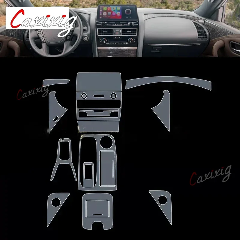 Película protectora PPF consola central – Nissan Patrol 2023 - imagen 2