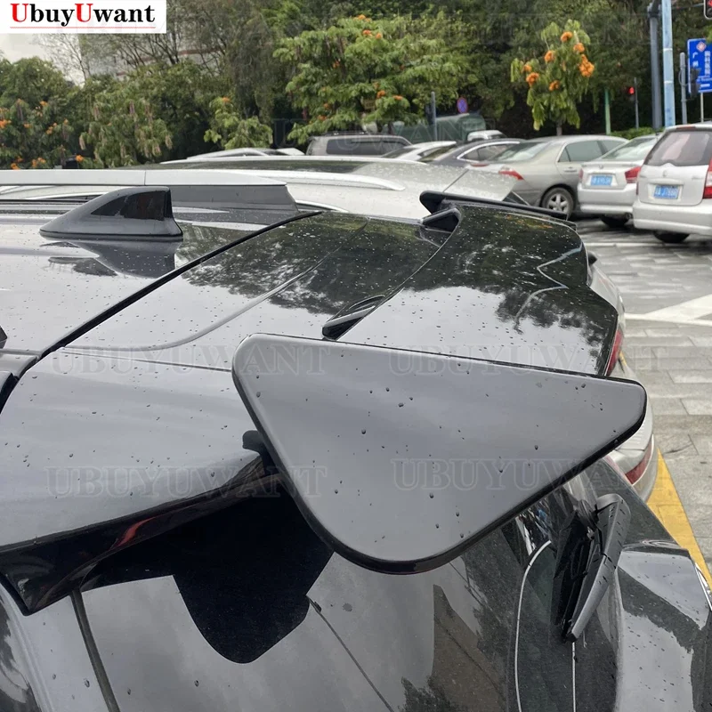 Alerón trasero ABS efecto fibra carbono para Volvo V40 2013-2019