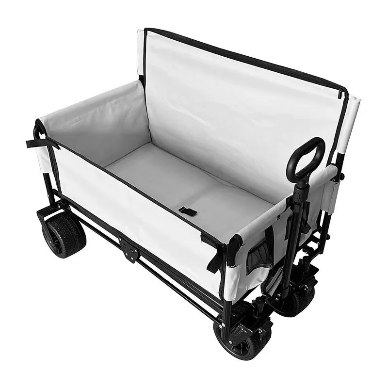 Carro plegable de pesca RV con ruedas grandes para exteriores - imagen 3