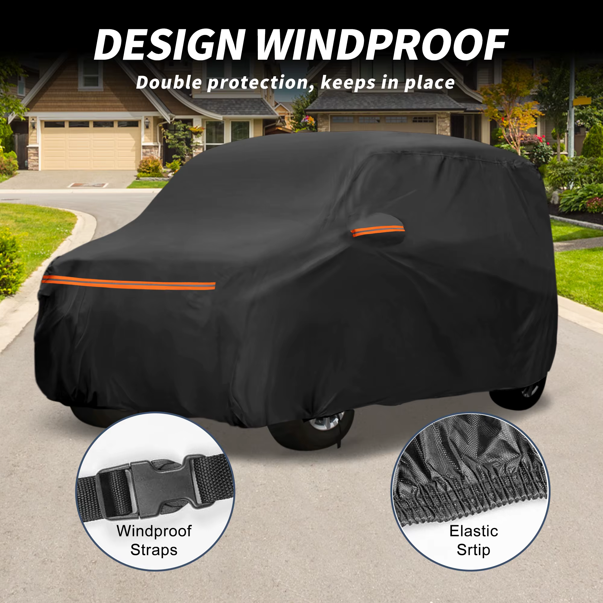Funda de coche UXCELL para Suzuki Every Wagon, protección solar y viento - imagen 4