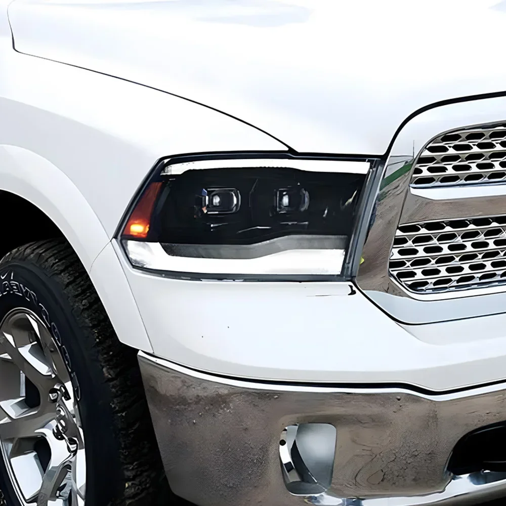 Lámparas LED delanteras Dodge RAM 1500 2009-2018 con DRL - imagen 5