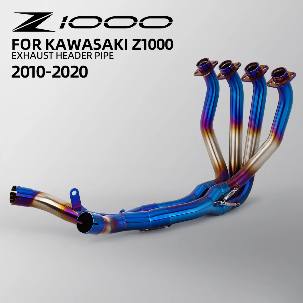 Tubo de enlace frontal de escape para Kawasaki Z1000