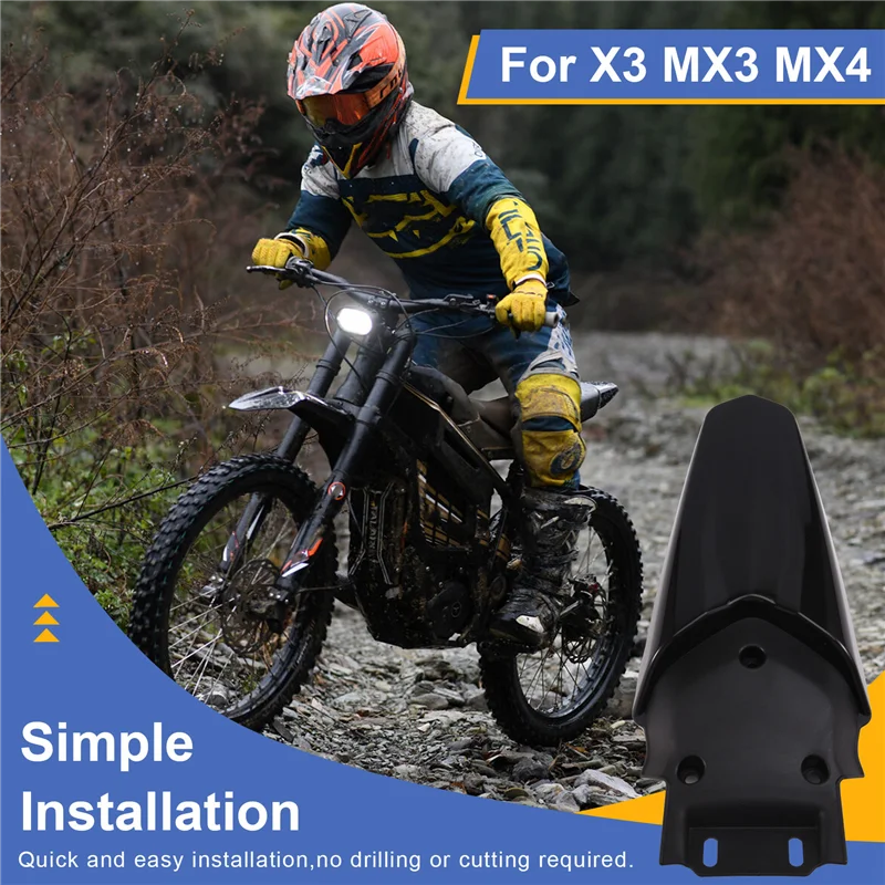 Guardabarros trasero AB56-Motocross para Talaria Sting X3/MX3/MX4 - imagen 3