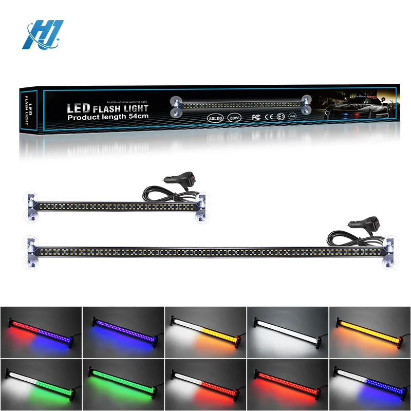 Luces LED para coche, luces de advertencia intermitentes