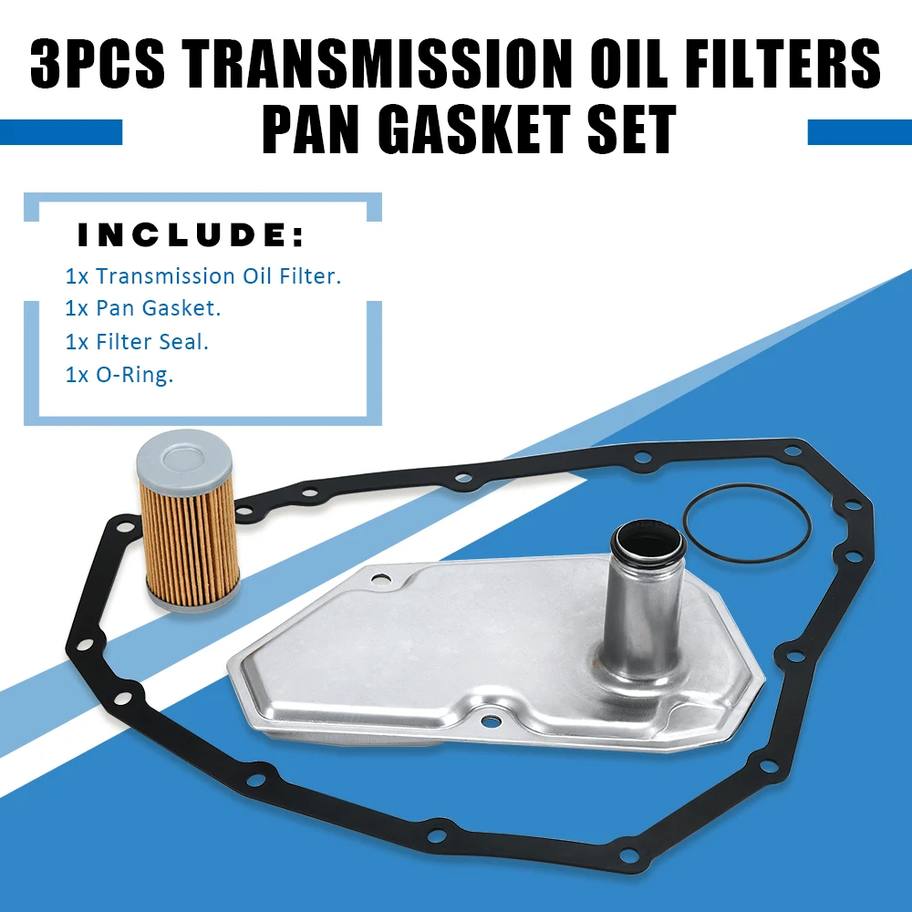 Kit de filtros y juntas de transmisión con componentes de metal y caucho