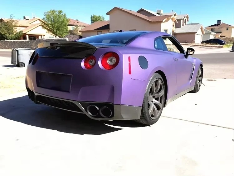 Tapa de maletero pico de pato fibra de carbono para Nissan GT-R R35 - imagen 2