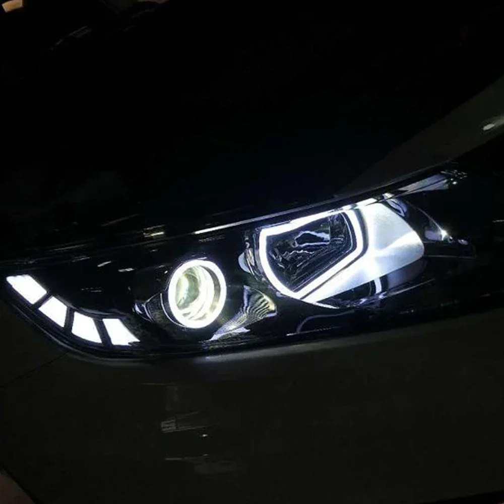 Faros delanteros LED Kia K5 lente proyector 2011-2013 enchufe listo - imagen 5