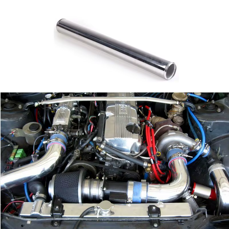 Tubo recto de intercooler aluminio 76 mm – BMW E46 - imagen 5