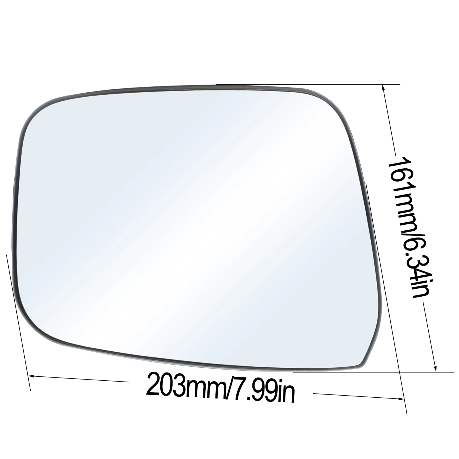 Espejo retrovisor Nissan Navara D40 Pathfinder R51 cristal calefactable - imagen 2