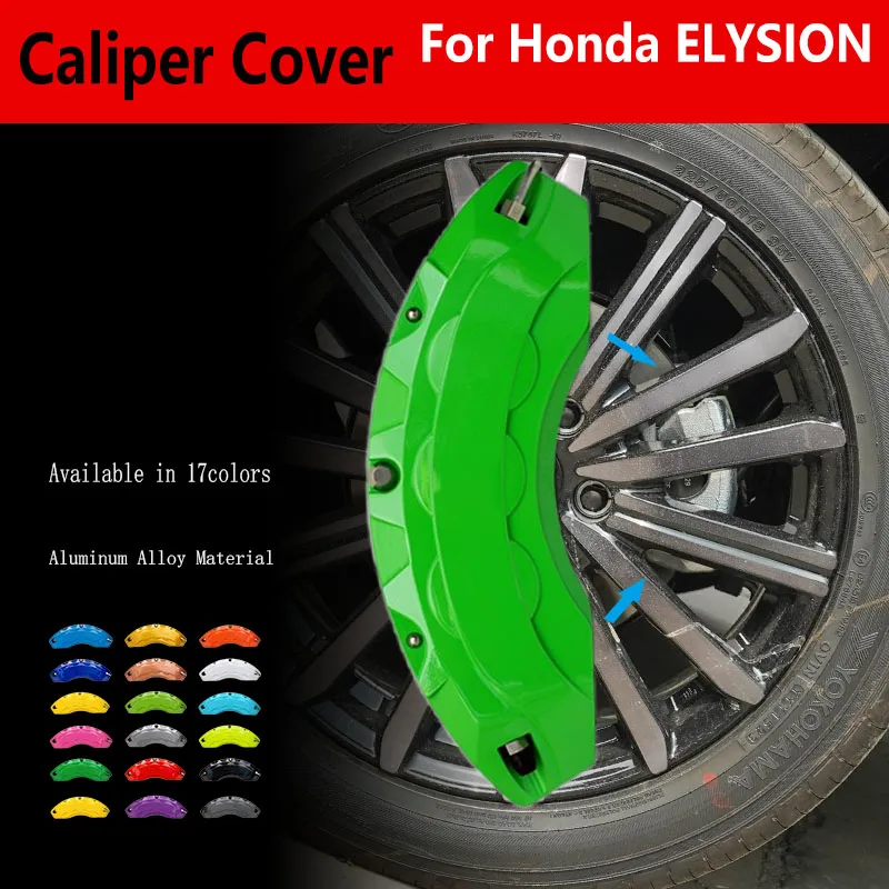 Cubiertas Pinza Freno Aluminio - Honda Elysion Kit Ruedas Completo