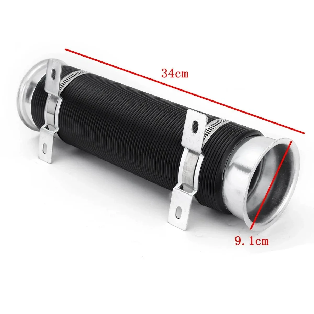 Conducto flexible admisión turbo BOV090 76mm – tubo entrada aire frío ajustable - imagen 3