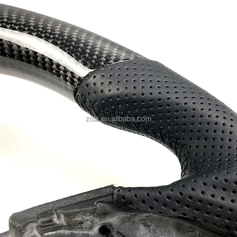 Volante de fibra de carbono estilo OEM para Chevrolet Camaro y Corvette C7 - imagen 4