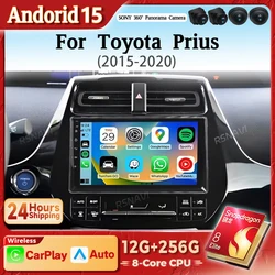 Radio multimedia Android con CarPlay – Toyota Prius XW50 2015-2020
