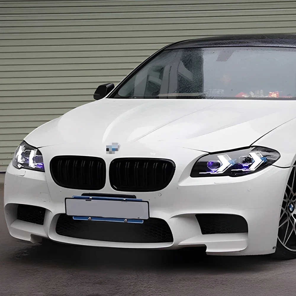 BMW Serie 5 F10-F18 faros automáticos LED con proyector estilo G30 - imagen 4