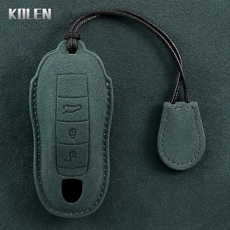 Funda cuero llavero mando para Porsche Cayenne, 911, Macan y Panamera - imagen 4