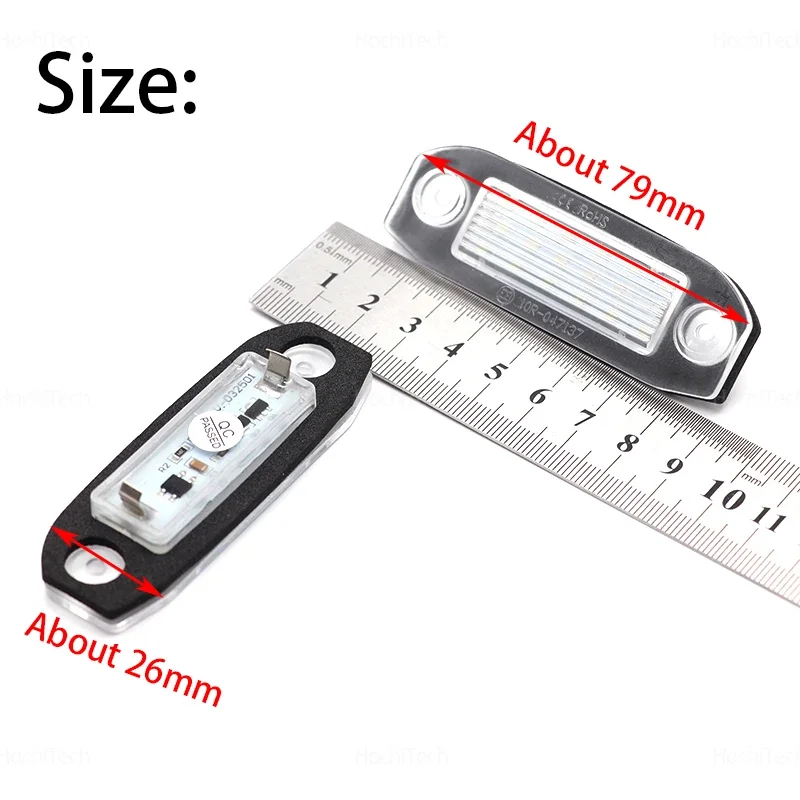 Luz de matrícula LED Canbus sin errores para Volvo S80 XC90 S60 V60 - imagen 2
