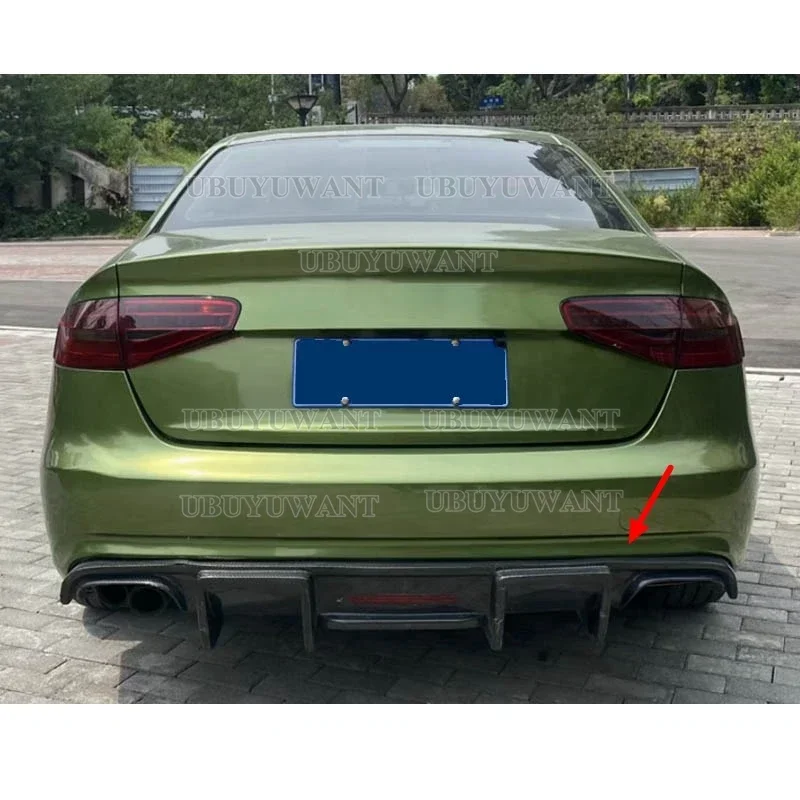 Protector difusor trasero para Audi A4 S4 B8.5 en fibra de carbono - imagen 4